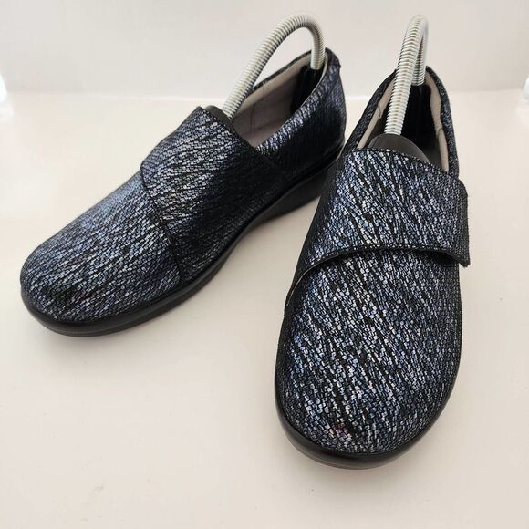 Alegria Shoes - Alegria Clog Shimmery Blue Womens Size EU 38 US 8